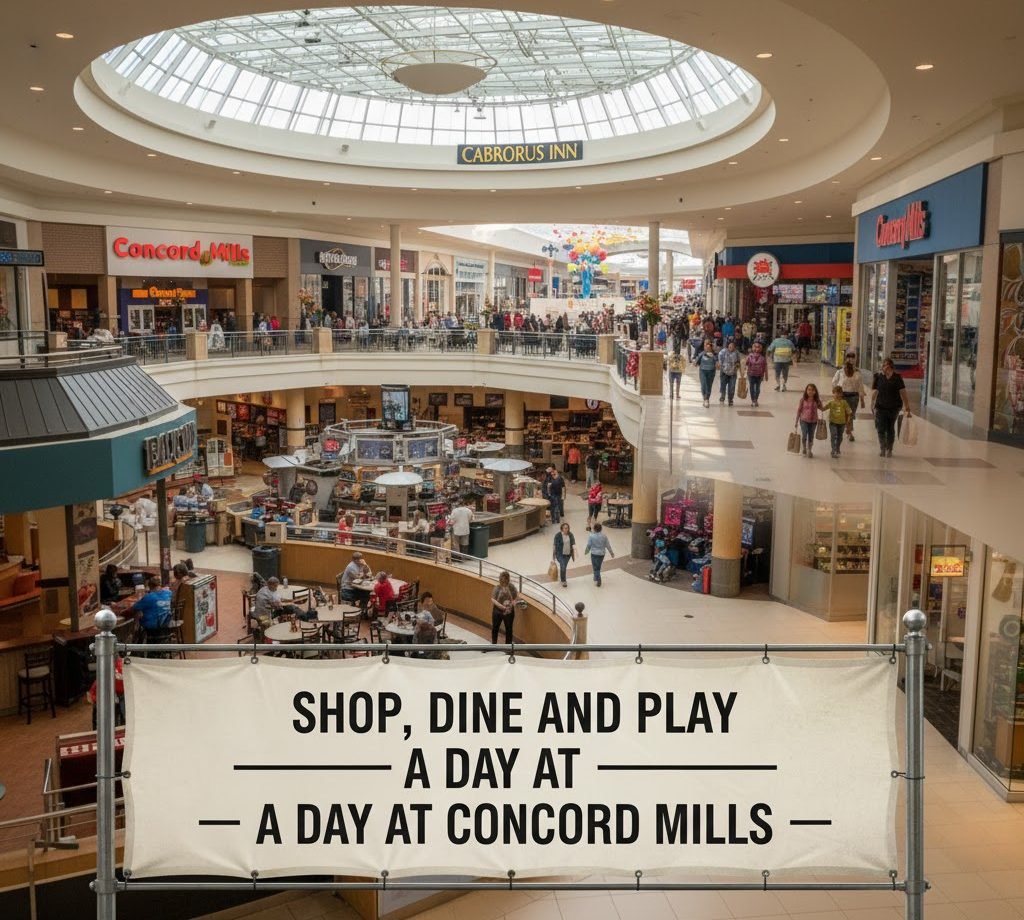 Shop, Dine, and Play — A Day at Concord Mills Near Cabarrus Inn